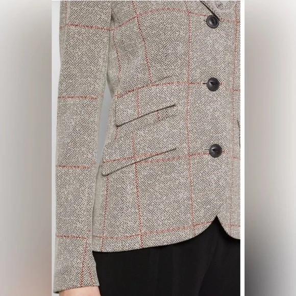 Rag & Bone Check Viscose Slade Blazer Size 6